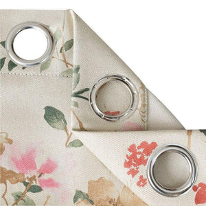 500Cm Beige Flower Design Modern Luxury Retro Style Curtain For Decor