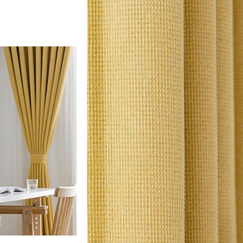 300 Centimetre Beige Modern Waffle Plaid Curtain For Living Room Bedroom Dining Balcony
