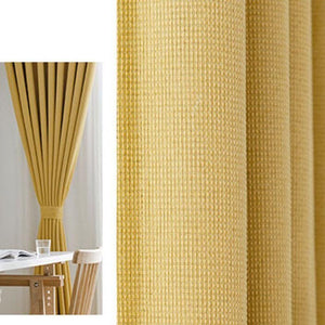 300 Centimetre Beige Modern Waffle Plaid Curtain For Living Room Bedroom Dining Balcony