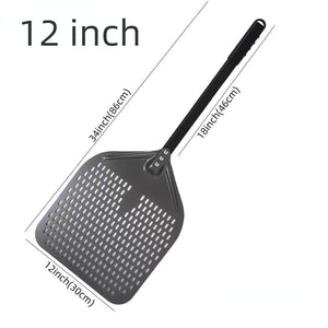 Pizza Shovel 30 Centimetre X 86 Dark Grey Metal Handle Oven Baking Tool