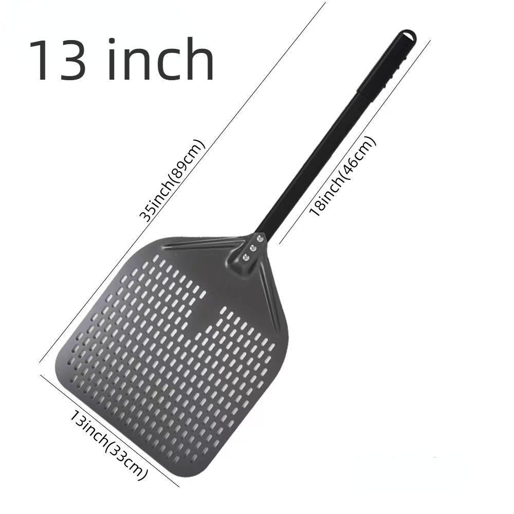 Pizza Shovel 33 Centimetre X 89 Dark Grey Metal Handle Baking Accessory