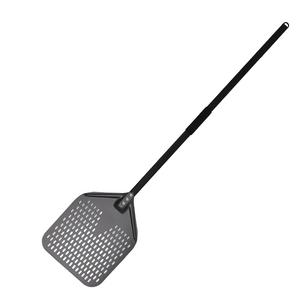 Pizza Shovel 28Cm X 123.5Cm Dark Grey Metal Handle Oven Baking Accessory