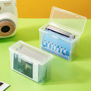 Storage Box 19X11.5X3cm Photocards Collection Organizer For Organisation