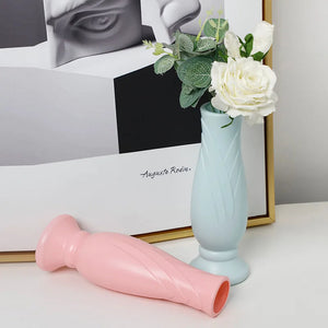 Flower Vase Light Green Small Nordic Style Pot Garden Decor Vases