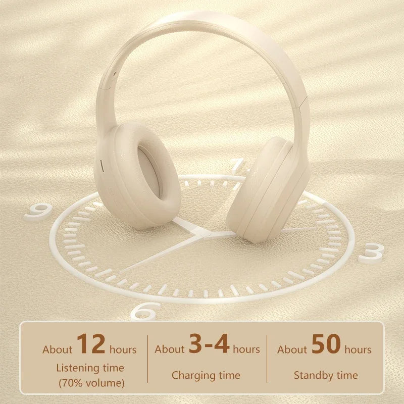 Headphone Black Dr58 Bluetooth Microphone Noise Reduction Foldable Headset