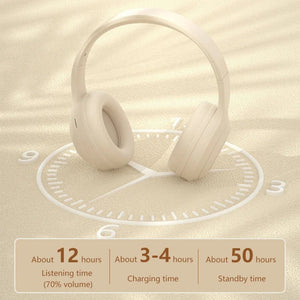 Headphone Black Dr58 Bluetooth Microphone Noise Reduction Foldable Headset