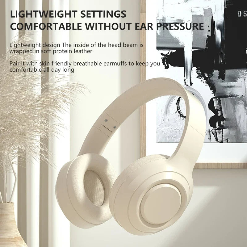 Headphone Black Dr58 Bluetooth Microphone Noise Reduction Foldable Headset