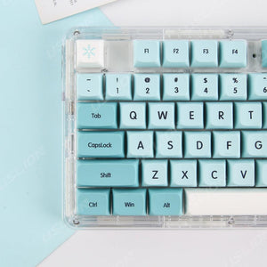 Keycap Keyboard Ice Blue 126 Japanese Keys Mechanical Switch Pack