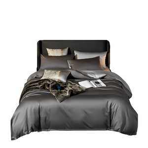 Duvet Comforter Set Double Egyptian Cotton Thick Blanket Bedspread 4 Piece
