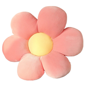 Plush Flower Shape Soft Pillow Cushion For Room Decor 70 To 75 Centimetre Pink