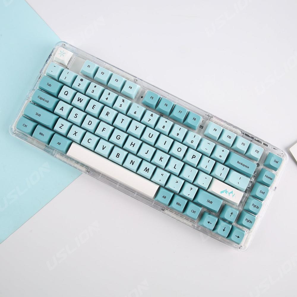Keycap Keyboard Ice Blue 126 Japanese Keys Mechanical Switch Pack