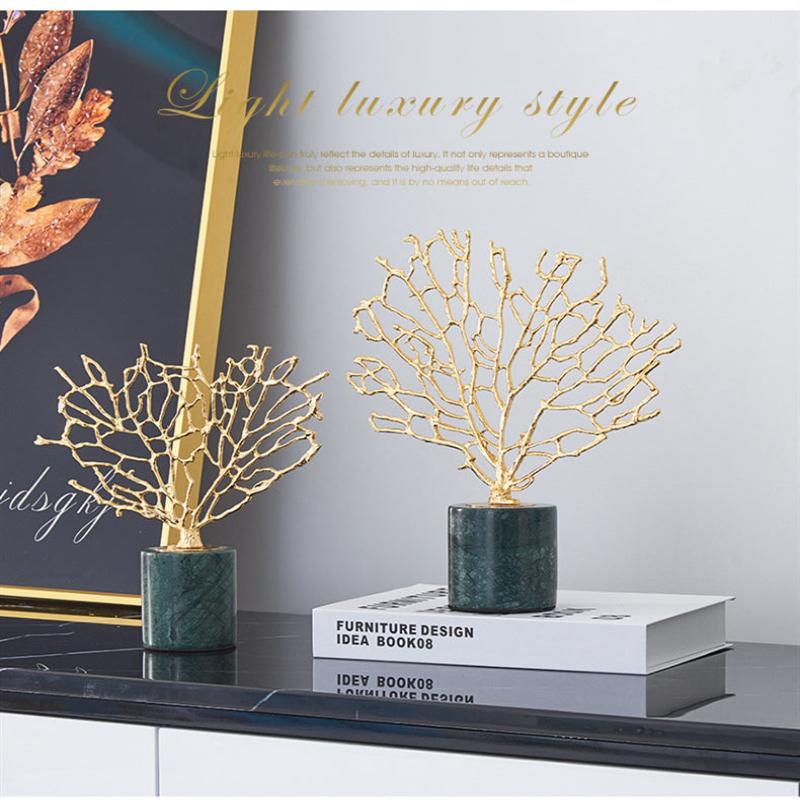 31Cm Tree Snowflake Tabletop Home Decor Metal Ornaments For Living Room Display
