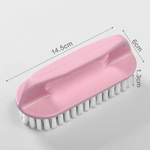 Laundry Brush Pink Long Multi Functional Cleaning Washing Flexible Scrub Tool