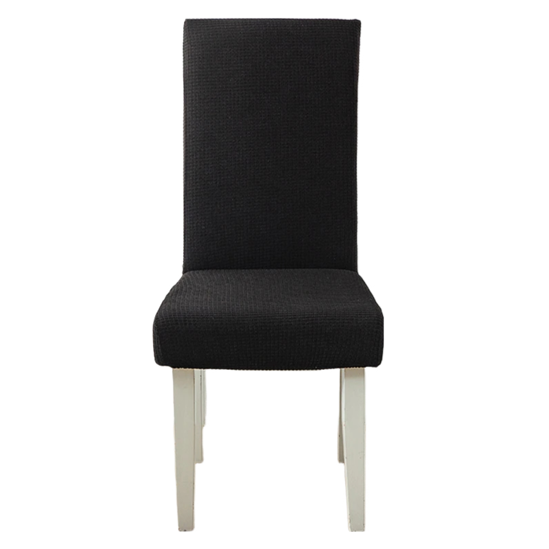 Chair Cover Black Corn Kernels Waterproof Universal Size For Dining Room Slipcovers