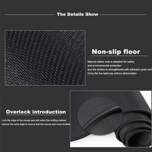Mouse Pad Brown 300X800x2mm Persian Rug Full Desk Mat For Computers Laptops