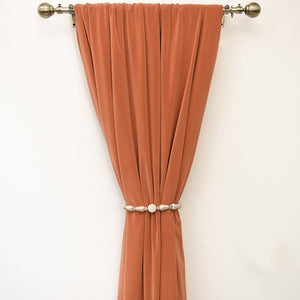 300 Centimetre Mustard High Quality Modern Velvet Blackout Curtains For
