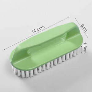 Laundry Brush Green Long Multi Functional Cleaning Washing Flexible Scrub For Home