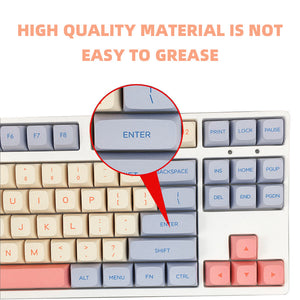 Keycap Keyboard White 132 Keys Pbt Dye Sublimation Switch Fit Pack In Bag