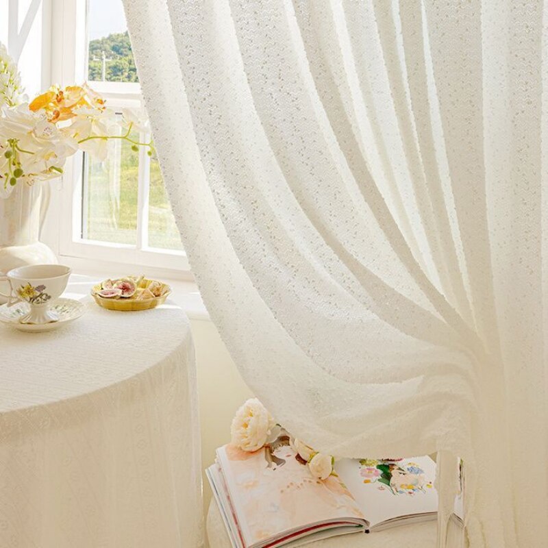 500 Centimetre Beige Modern Luxury Retro Style Curtains For Decor