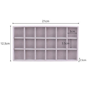 Veile Studios Jewelry Storage Beige Design A Display Tray Drawer Jewellery Holder For Rings Earrings Necklaces Bracelets