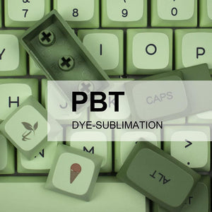 Keycap Keyboard Olive Green 124 Matcha Japanese Dye Sublimation Switch Bag Pack