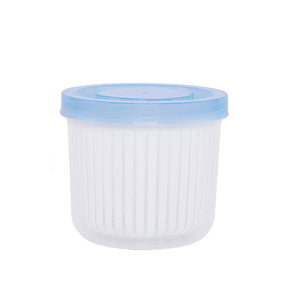 Double-Layer Drain Basket Ginger Garlic Refrigerator Food Crisper Organizer