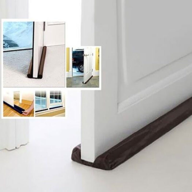 Dust Air Noise Stop Door Window Sealing Caulking Strip Coffee