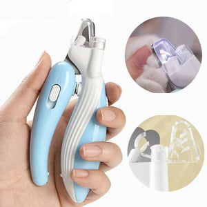 Led Electric Nail Grinder For Pets With Light Clippers