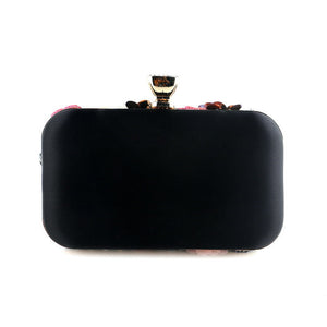 Flower Evening Clutch Bag Handbag Women's Accessories