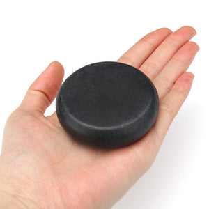 Set Of 10 Black Hot Massage Stones Natural Basalt Rock Massaging Accessories