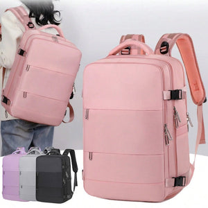 Travel Backpack Female Large Capacity Dry And Wet Luggage Multiple Compartment Bag