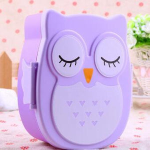 Kawaii Cute Owl Microwave Bento Container Lunch Box