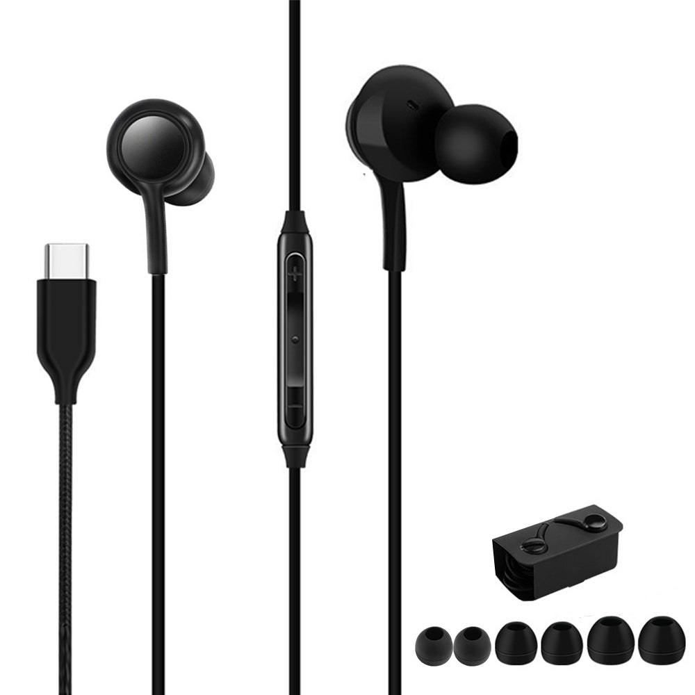 Earbuds Headphones In Wired With Remote And Mic