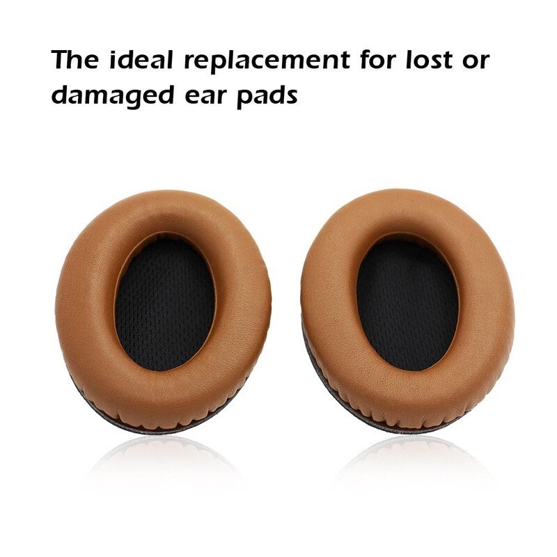 Earpads For Bose Quietcomfort Qc2 Sponge Cover Qc15 Ae2 Ae2i Qc25 Headphones Universal Soft 2Pcs Brown