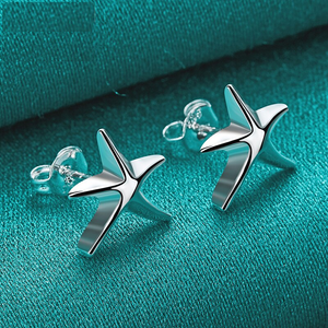 Veile Studios Earrings Little Starfish Sterling Silver