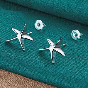 Veile Studios Earrings Little Starfish Sterling Silver