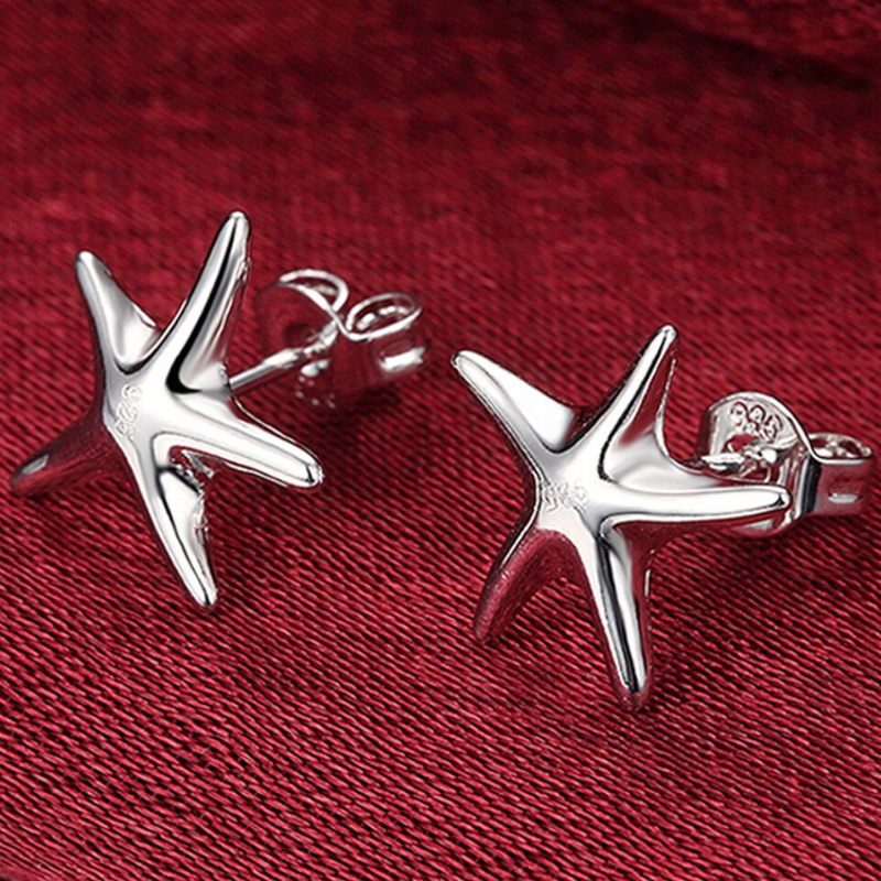 Veile Studios Earrings Little Starfish Sterling Silver