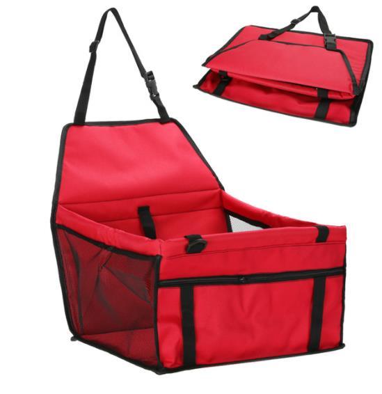 Red Pet Dog Cat Waterproof Carrier Bag Seat Pad 45X30x25cm