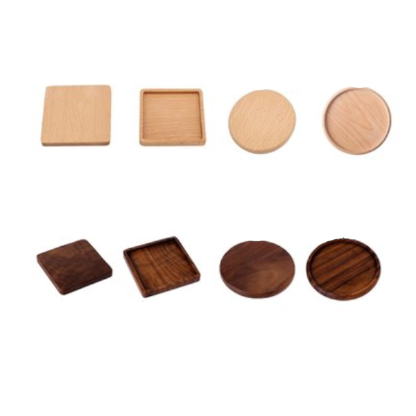 Eco Friendly Beech Wood Coasters