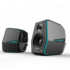 G5000 Gaming Speaker - Hi-Res Audio Quality 11 Lighting Effects Built-In Digital Signal Processing Bluetooth Aux Usb Opt