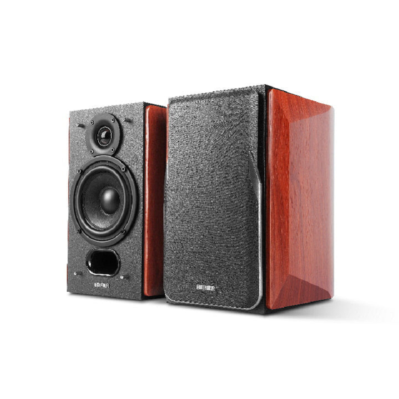 P17 Passive Bookshelf Speakers - Premium Wooden Enclosures/3/4Inch Silk Dome Tweeters/4Inch Bass Drivers/Wall-Mount Brac