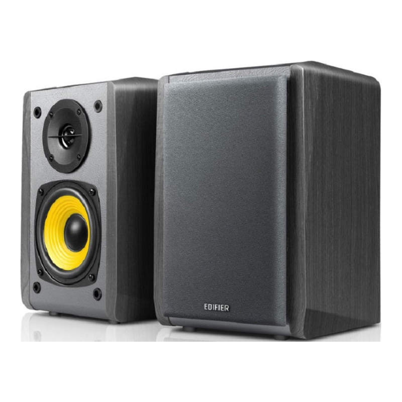 R1010bt - 2.0 Lifestyle Bookshelf Bluetooth Studio Speakers Black 3.5Mm Aux/Rca/Bt/Connects Devices/Built-In Amplifier