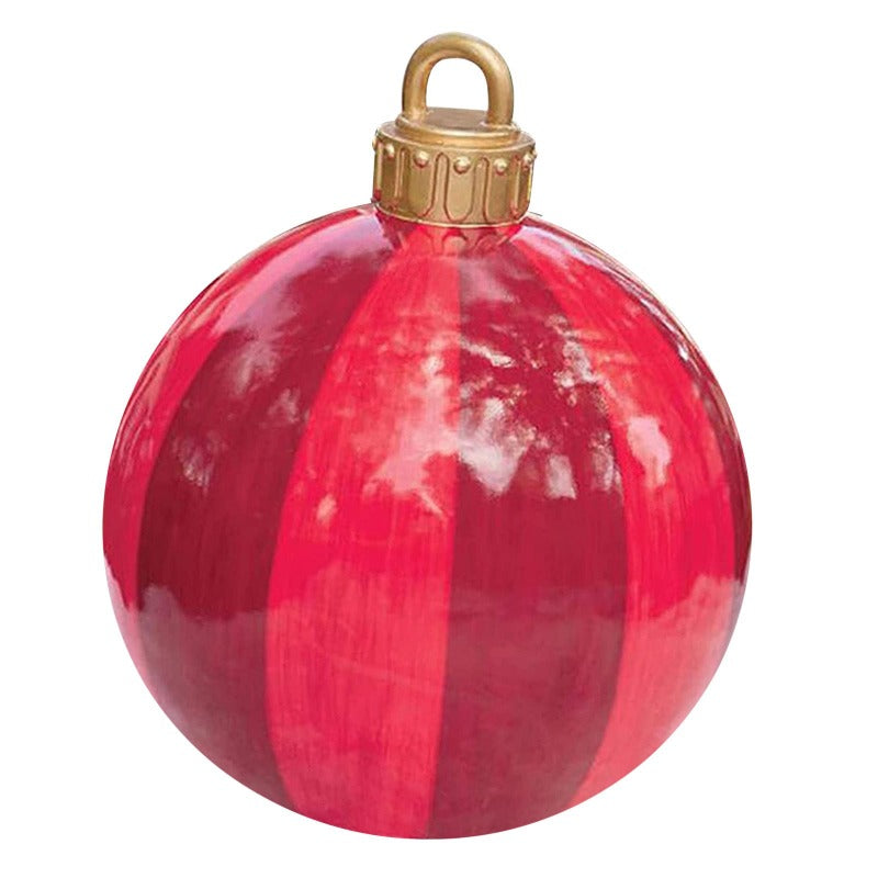 Giant Christmas Ornament Ball Outdoor Pvc 60Cm Inflatable Bauble