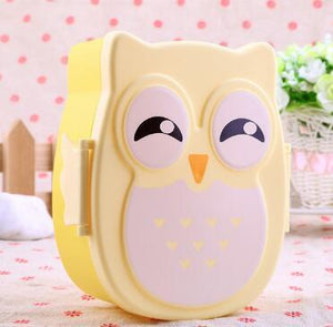 Kawaii Cute Owl Microwave Bento Container Lunch Box