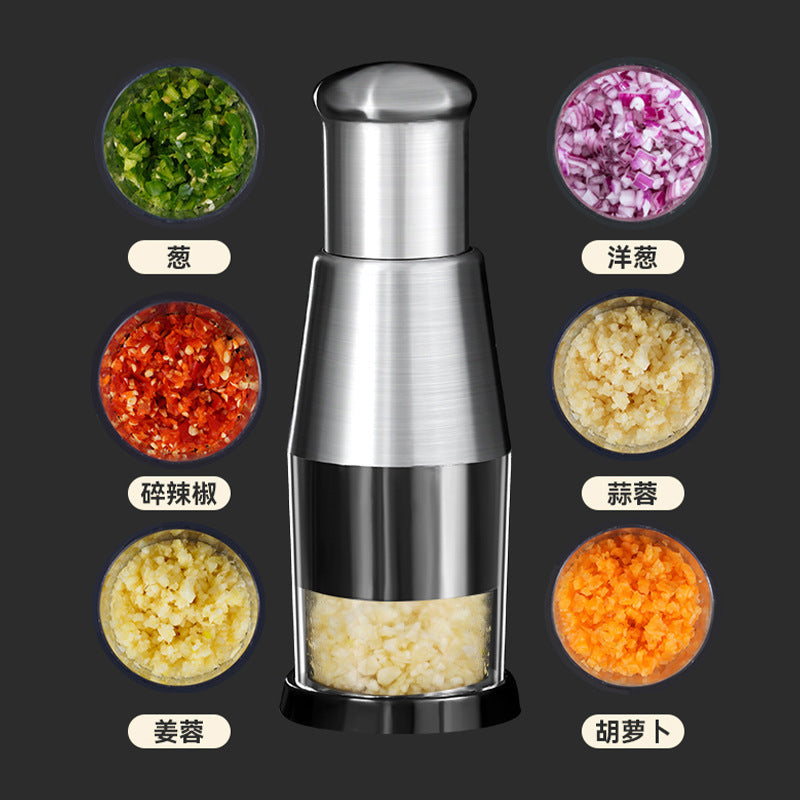 Garlic Crusher Onion Chopper Multipeler Vegetables Manual Press Machine Squeezer Kitchen Gadget