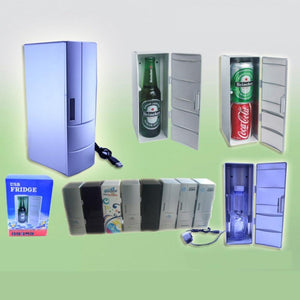 Portable Novelty Mini Fridge Usb Rechargeable Drinks Beer Cooler