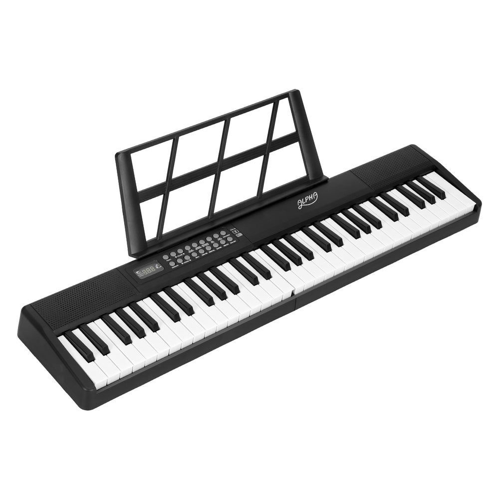 Alpha 61 Keys Foldable Electronic Piano Keyboard Digital Electric W/ Carry Bag