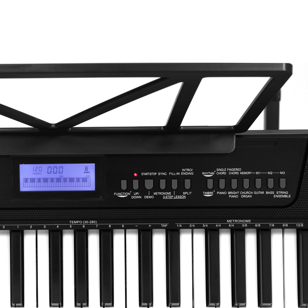 Alpha 61 Keys Electronic Piano Keyboard Digital Electric W/ Stand Touch Sensitive