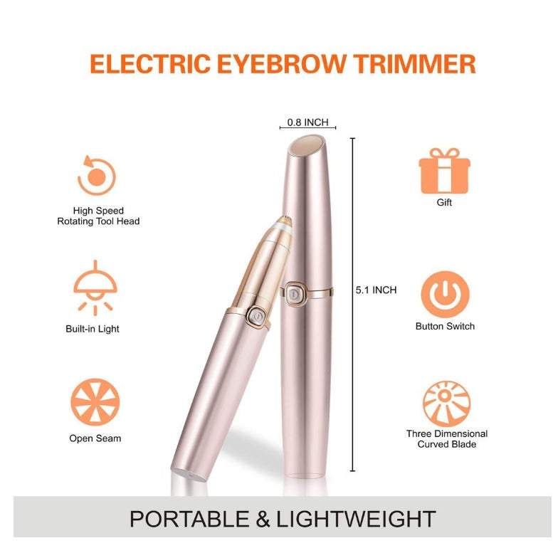 Nose Ear Hair Trimmers Electric Eyebrow Trimming Instrument Rechargeable Remover Painless Precision Razor Tool For Face