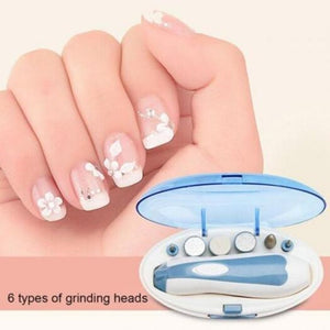 Electric File Manicure Machine Set Grinding Assembling Includes Callus Remover Nail Buffer Polisher